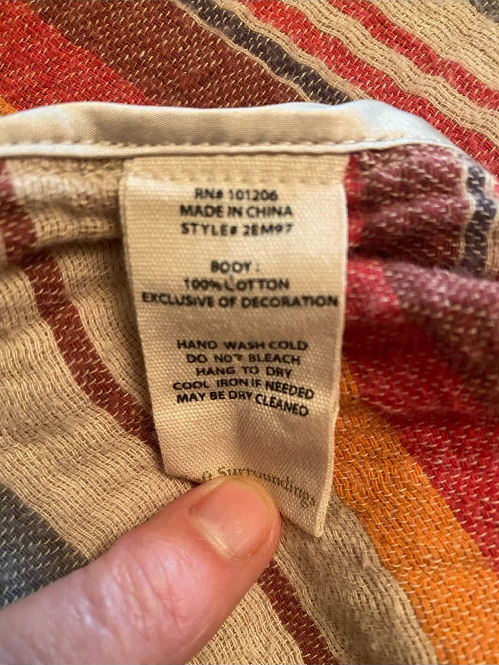 Soft Surroundings Aztec Fringe Duster - Picture 13 of 16